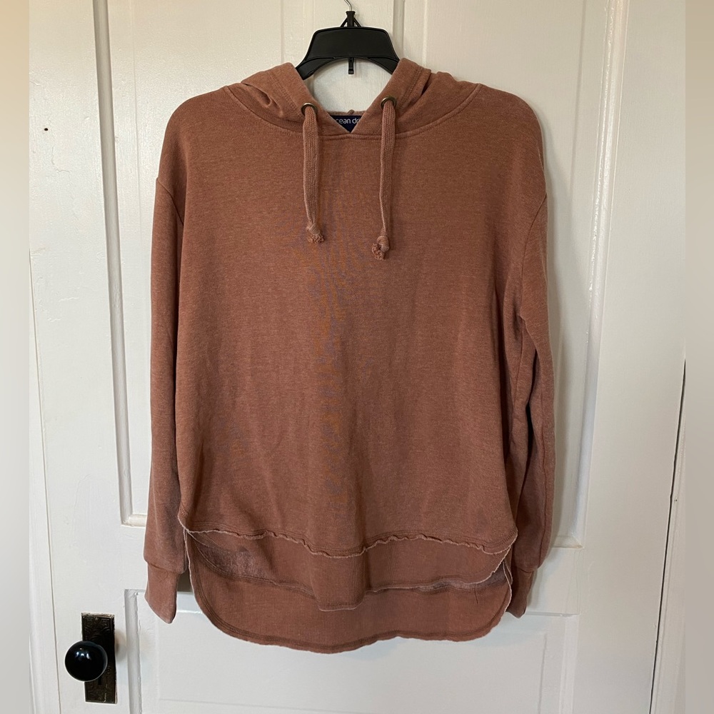 Ocean drive muted orange hoodie/sweatshirt Small